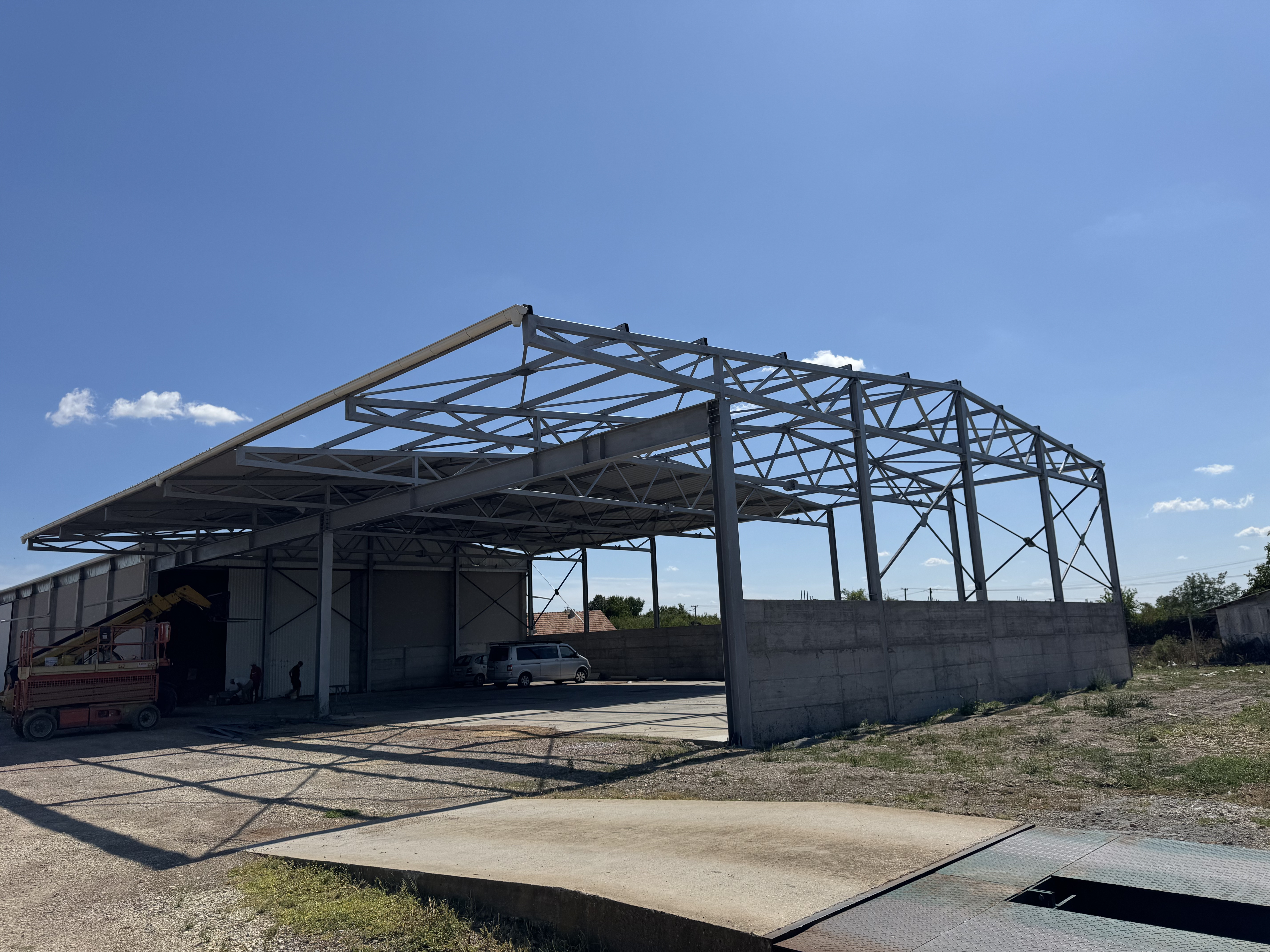 Čelična pergola za sunčanje u Sakulama | MCon izrada